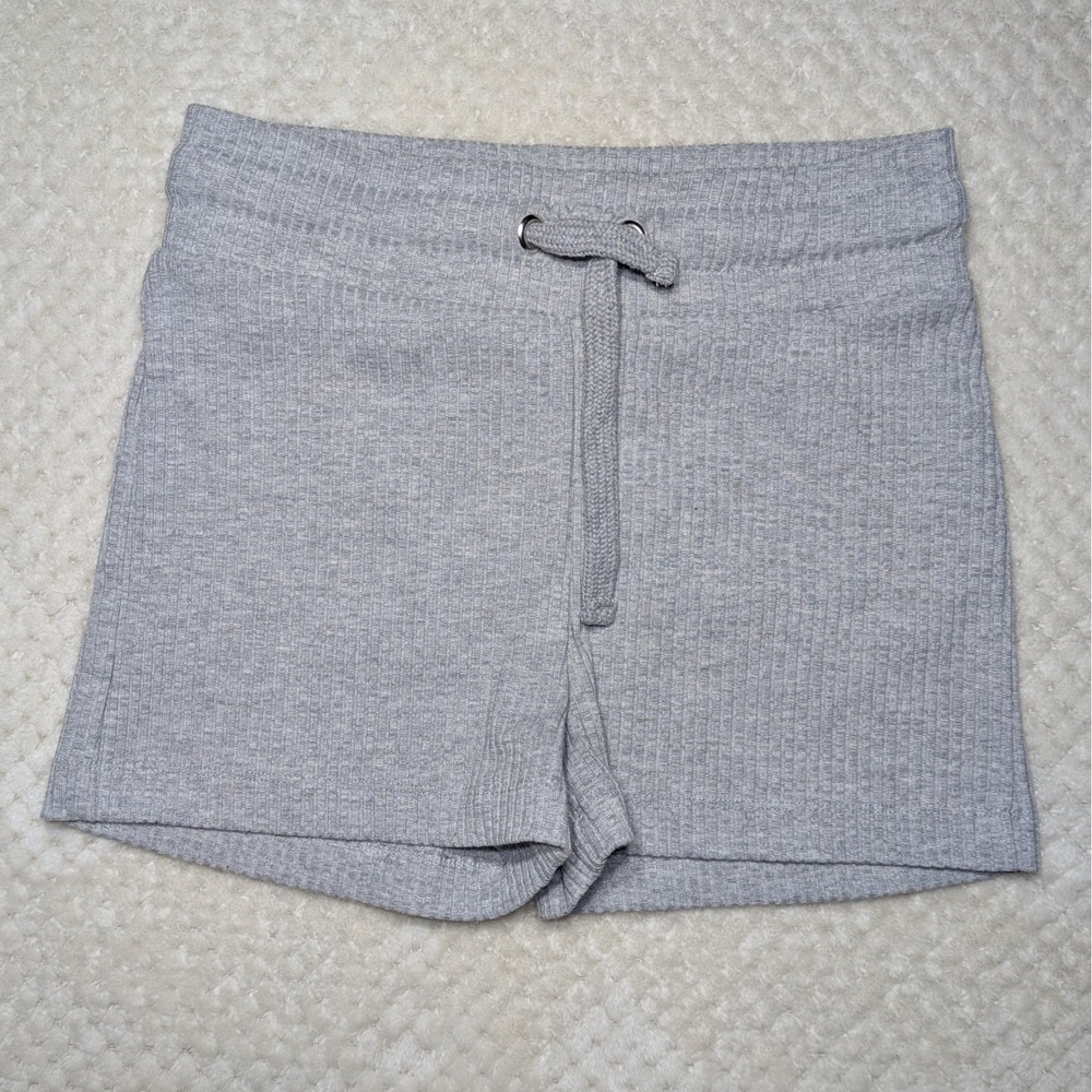 Reclaimed Vintage Ribbed Lounge Shorts | Women's‎ 8 / US 4 | Gray